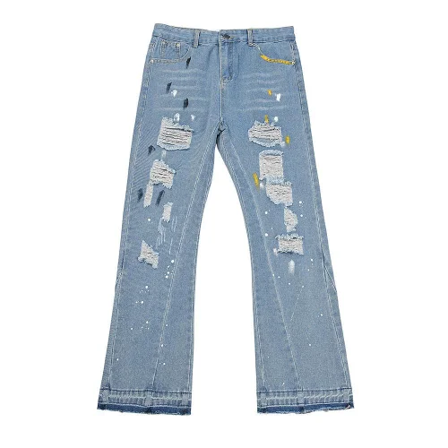 Джинсы Gallery Dept. LA Flare Distressed "Light Blue"