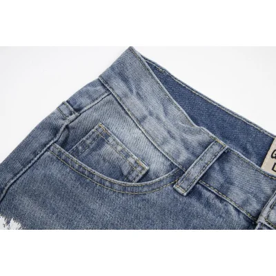 Джинсы Gallery Dept. LA Flare Distressed Splash "Blue" фото № 4