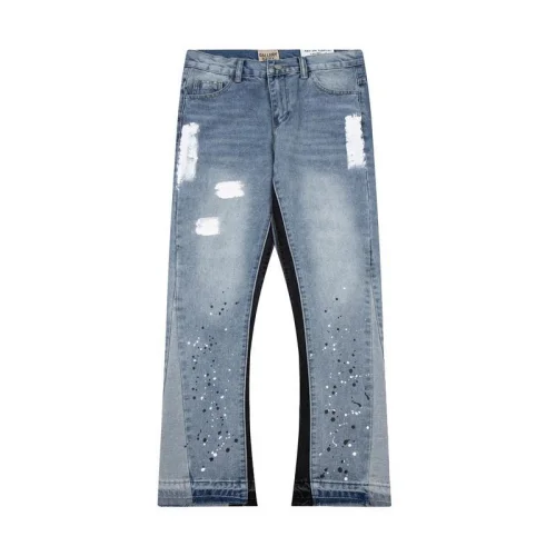 Джинсы Gallery Dept. LA Flare Distressed Splash "Blue"