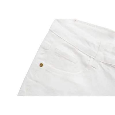 Джинсы Louis Vuitton Snow-White With Color Logo "White" фото № 3