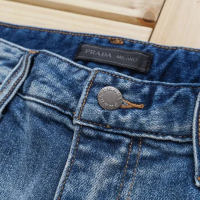 Джинсы Prada With Emblem "Blue" фото № 2 Джинсы Prada With Emblem "Blue" фото № 2