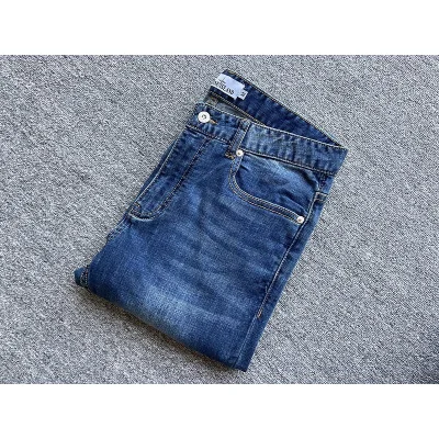 Джинсы Stone Island With Patch On Pocket "Blue" фото № 8