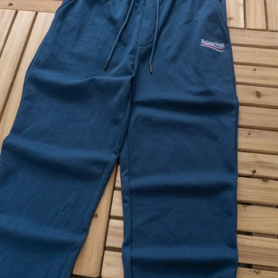 Штаны Balenciaga Wavy Lines "Blue" фото № 3