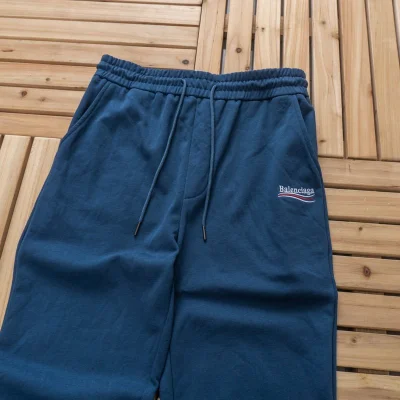 Штаны Balenciaga Wavy Lines "Blue" фото № 2