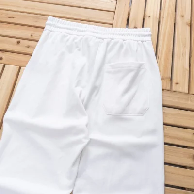 Штаны Balenciaga Embroidery Logo Printing "White" фото № 7