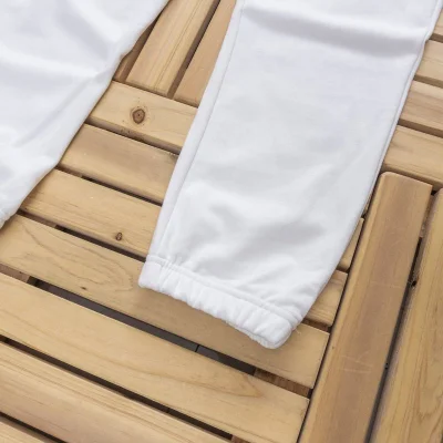 Штаны Balenciaga Embroidery Logo Printing "White" фото № 6