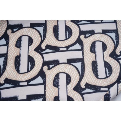 Штаны Burberry Woven Letters-Print "Beige/White" фото № 4