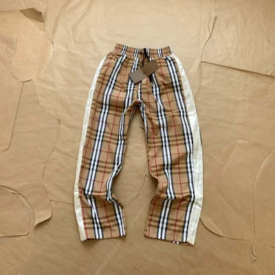 Штаны Burberry The Checkered Style Of The Brand "Brown" фото № 4