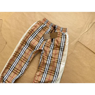 Штаны Burberry The Checkered Style Of The Brand "Brown" фото № 9