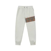 Штаны Burberry A Checkered Stripe On The Thigh "White"