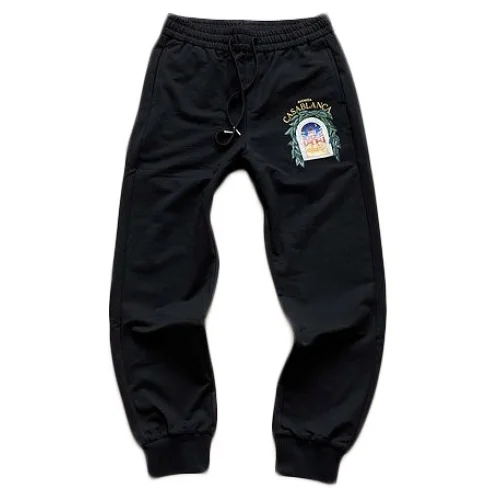 Штаны Casablanca Avenida House Graphic Logo "Black"