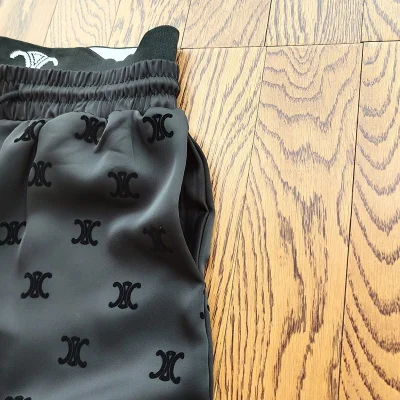 Штаны Celine On An Elastic Band With Logo Print "Black" фото № 8 Штаны Celine On An Elastic Band With Logo Print "Black" фото № 8