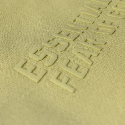 Штаны Fear Of God Black Patch With Text "Yellow" фото № 2