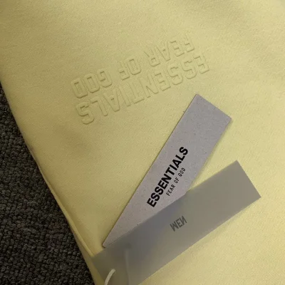 Штаны Fear Of God Black Patch With Text "Yellow" фото № 8