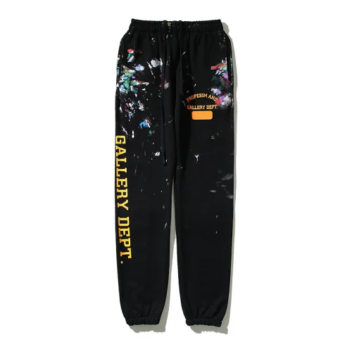 Штаны Gallery Dept Large Brand Inscription "Black"