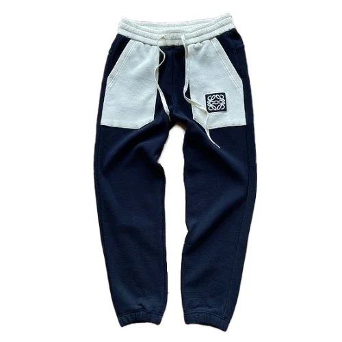 Штаны Loewe With Square-Shaped Logo "Blue"