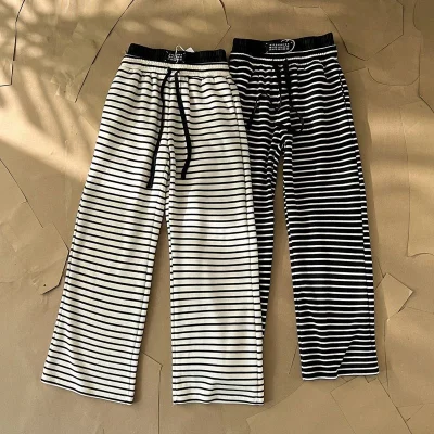 Штаны Meison Margiela Striped Horizontal "Black" фото № 5 Штаны Meison Margiela Striped Horizontal "Black" фото № 5