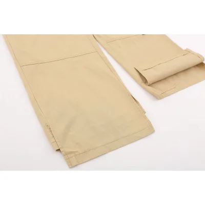 Штаны Palm Angels Classic Wide Straight "Beige" фото № 3