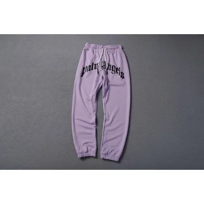 Штаны Palm Angels With Branded Ties And Logo On The Front "Lilac" фото № 3