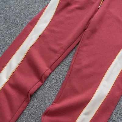 Штаны Rhude On A Yellow Elastic Band With White Stripes "Peach" фото № 8