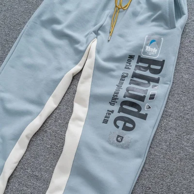 Штаны Rhude World Champions Team "Blue/Gray" фото № 3