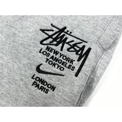 Штаны Stussy X Nike Logos And Text New York "Gray" фото № 3