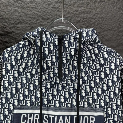 Анорак Christian Central White Logo Christian Dior "Black" фото № 2