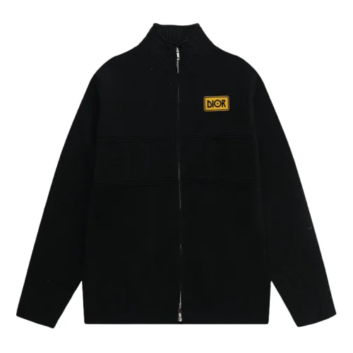 Бомбер Christian Dior Frontside Black Logo Yellow Rectangle "Black"