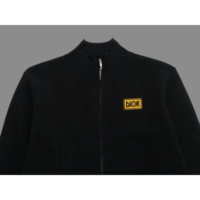 Бомбер Christian Dior Frontside Black Logo Yellow Rectangle "Black" фото № 2