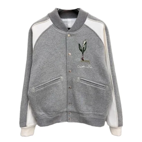Бомбер Christian Dior Frontside Lily White Logo "Gray"
