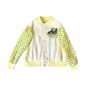 Бомбер Louis Vuitton Running Dog Emblem "White/Yellow"