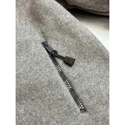 Бомбер Miu Miu Frontside Contrast White Logo Miu Miu "Gray" фото № 6