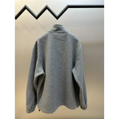 Бомбер Miu Miu Frontside Contrast White Logo Miu Miu "Gray" фото № 3