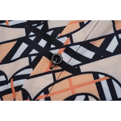 Рубашка Burberry Symbols Print Without Pockets "Beige" фото № 3