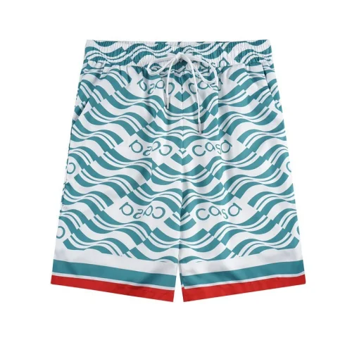 Шорты Casablanca Logo Inscription And Waves "Green"