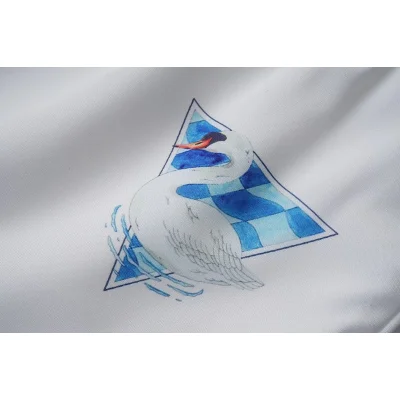 Шорты Casablanca Swan Print "White" фото № 5