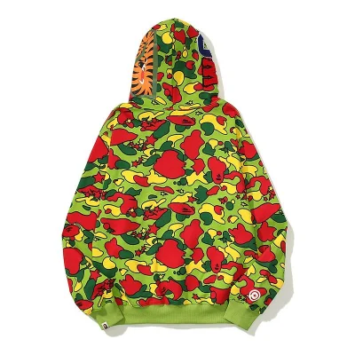 Худи A Bathing Ape Spotted ZIP "Green/Red" фото № 2