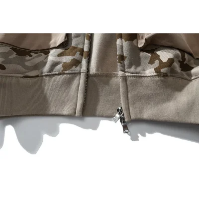 Худи A Bathing Ape Camouflage Shark Patch Pockets Zip "Beige" фото № 3 Худи A Bathing Ape Camouflage Shark Patch Pockets Zip "Beige" фото № 3