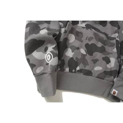 Худи A Bathing Ape Camouflage Diagonal Zip Shark "Gray" фото № 3 Худи A Bathing Ape Camouflage Diagonal Zip Shark "Gray" фото № 3