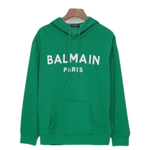 Худи Balmain Logo Balmain Paris "Green"