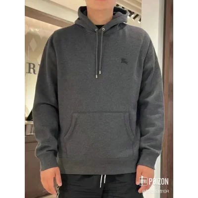 Худи Burberry Small Logo "Black/Gray" фото № 3