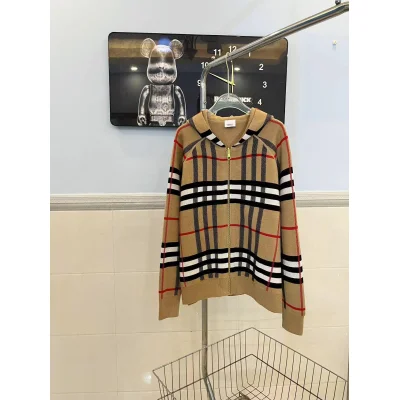 Худи Burberry Backside Black Warrior On The Horse Checked "Brown" фото № 4