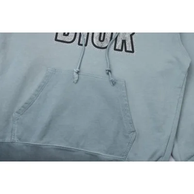 Худи Christian Dior Central Big Frontside Logo Dior "Blue" фото № 5