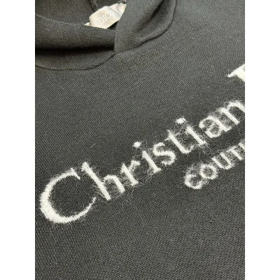 Худи Christian Dior Frontside Logo White Couture "Black" фото № 7