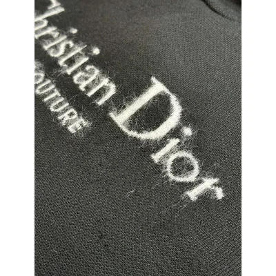 Худи Christian Dior Frontside Logo White Couture "Black" фото № 6