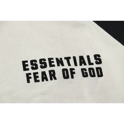 Худи Fear Of God Essentials "Black/Beige" фото № 7