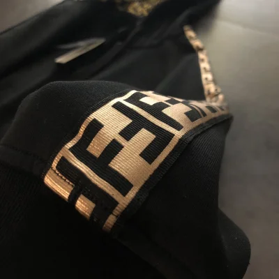 Худи Fendi End Logo ZIP "Black" фото № 8