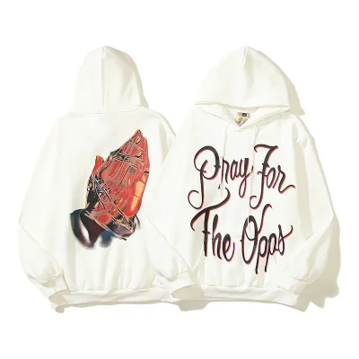 Худи Four Caccus Hand Print "White" фото № 6