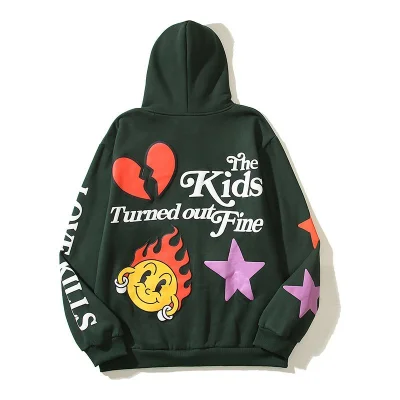Худи Four Caccus Kids Turned Out Fine "Green" фото № 2