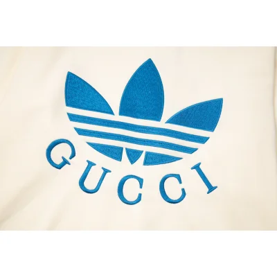 Худи Gucci With A Large Adidas Logo "White" фото № 5